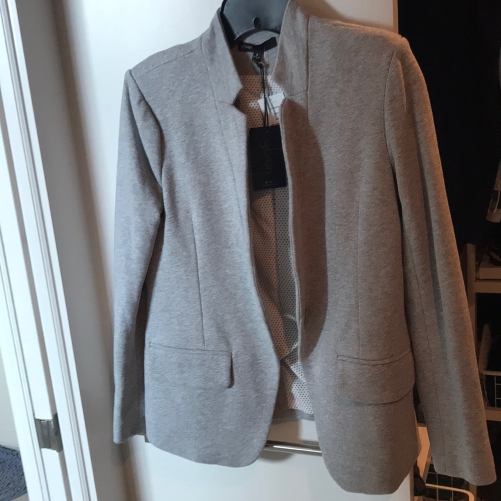 Gray blazer